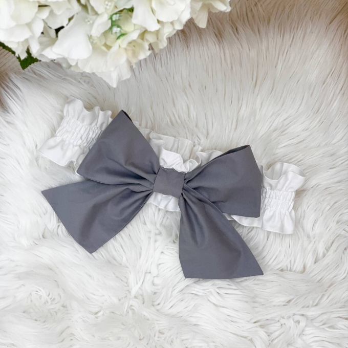 Set lenjerie patut bebe 7 piese White Stars (10)